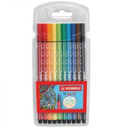 Etui chevalet 10 feutres pen 68 - stabilo