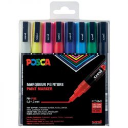 Set 8 marqueurs Posca PC - 3M