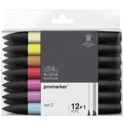 Marqueur Promarker assortiment de 12 marqueurs Set 2 - Winsor & Newton