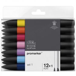 Marqueur Promarker assortiment de 12 marqueurs Set 1 - Winsor & Newton