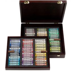 Coffret bois de 90 Pastels secs Rembrandt - Paysage