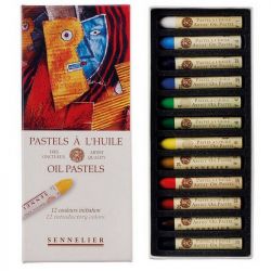 Coffret de 12 Pastels à l'huile Sennelier