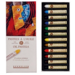 Coffret de 12 Pastels à l'huile Sennelier