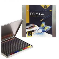 Coffret de 24 crayons aquarelle DB Color's - Dalbe