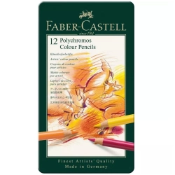 Coffret de 12 crayons de couleurs polychromos - Faber-Castell
