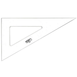 Equerre Graphoplex 3 bords antitaches 60° 