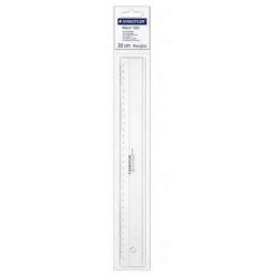 Règle plate plexiglas - staedtler 30 cm