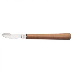 Couteau grattoir manche bois lame acier