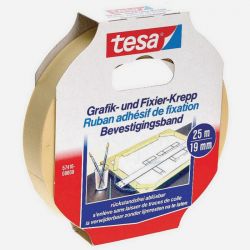 Ruban de masquage Krepp 19mm x 25m - Tesa