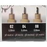Feutre calibré Pigma Micron x3 noirs