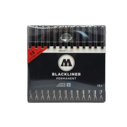 Pochette de 13 Feutres Blackliner - Molotow