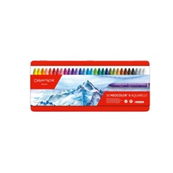 Coffret métal de 30 pastels aquarellable Neocolor II - Caran d'Ache