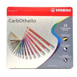 Boite métal de crayon x24 CarbOthello - Stabilo