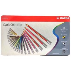 Boite métal de crayon Pastel x36 CarbOthello - Stabilo