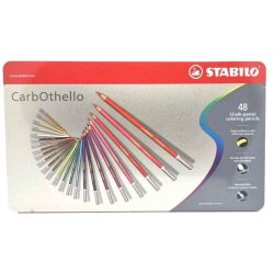 Boite métal de crayon Pastel x48 CarbOthello - Stabilo