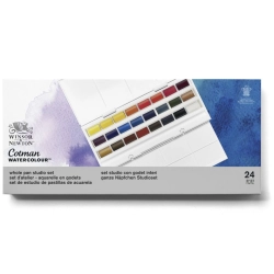 Coffret de 24 godet d'aquarelle fine Studio Cotman- Winsor & Newton
