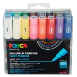 Coffret de 16 marqueurs PC1MC - Posca