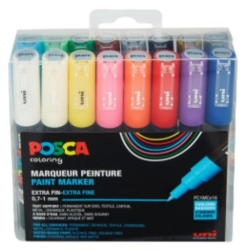 Coffret de 16 marqueurs PC1MC - Posca