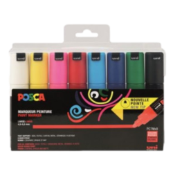 Coffret de 8 marqueurs PC7M - Posca