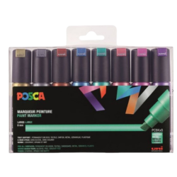 Coffret de 8 marqueurs PC8K Metal - Posca