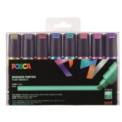 Sets 8 marqueurs Posca PC - 8K Metal