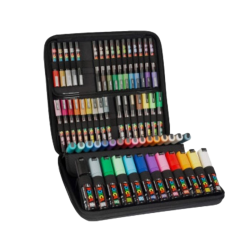 Mallette Posca de 60 marqueurs classiques