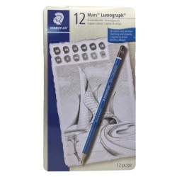 Coffret de 12 Crayons Mars Lumograph - Staedtler