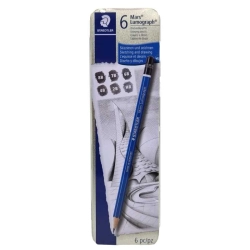 Coffret de poche de 6 Crayons Mars Lumograph - Staedtler