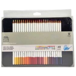 Crayons de couleurs aquarellables Winsor & Newton x48