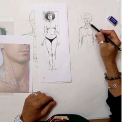 Dessin anatomique : Le corps humain