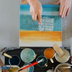 Fluidité et épaisseur à l'encaustique