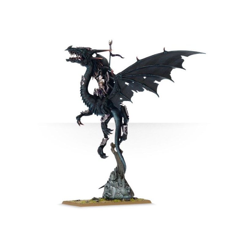 Sorceress on Black Dragon