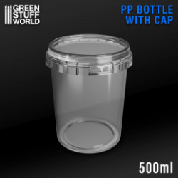 POT EN PLASTIQUE PP DE 500 ML AVEC COUVERCLE