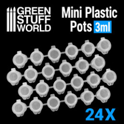 24x Pot de Mélange Vides 3 ml