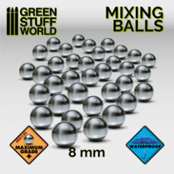 BILLES AGITATEURS EN ACIER INOXYDABLE 8MM POUR MÉLANGER LA PEINTURE