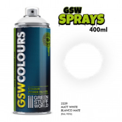 SPRAY COULEURS BLANC MAT 400ML