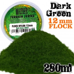 HERBE STATIQUE 12MM - VERT FONCÉ - 280ML