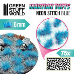 TOUFFES D'HERBE MARTIENNE - NEON STITCH BLUE