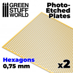 PLAQUES DE PHOTOGRAVÉES - HEXAGONES MOYENS