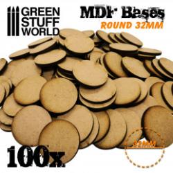 SOCLES ROND 32 MM EN MDF (PACK X100)