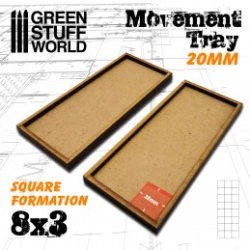 PLATEAUX DE MOUVEMENT MDF 20MM 8X3