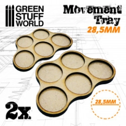 PLATEAUX DE MOUVEMENT MDF 28,5MM X5 - HORDE