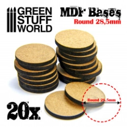 SOCLES ROND 28,5 MM EN MDF
