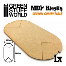 SOCLES OVALES 100X200 MM EN MDF (LEGION)