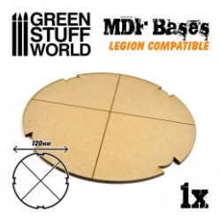 SOCLES ROND 120 MM EN MDF (LEGION)