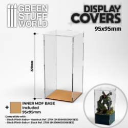 VITRINE OUVERTE 95X95MM (22CM DE HAUT)