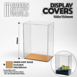 VITRINE OUVERTE 100X150MM (22CM DE HAUT)