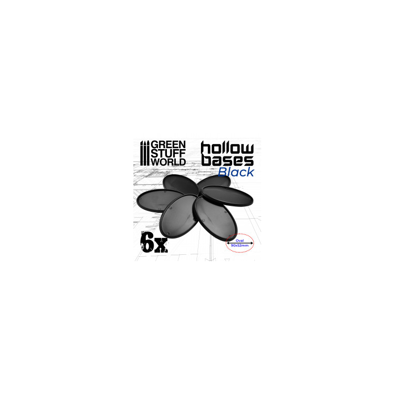 50 Socles Plastique Noir 31,5 Mm Avec Chevilles – Supports Exposition Figurines 6" – Lot Économique