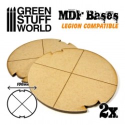 SOCLES ROND 100 MM EN MDF (LEGION)