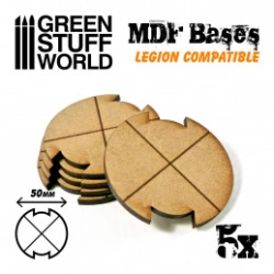 SOCLES ROND 50 MM EN MDF (LEGION)
